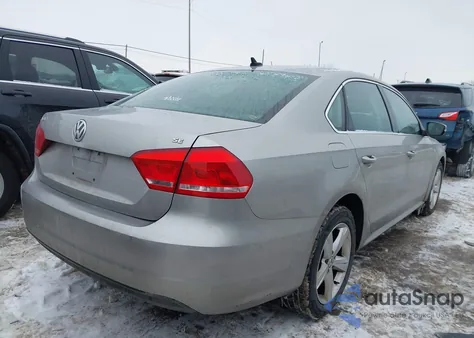 2013 Volkswagen Passat 2.5L Se из США, поврежденный, VIN 1VWBP7A3XDC091303